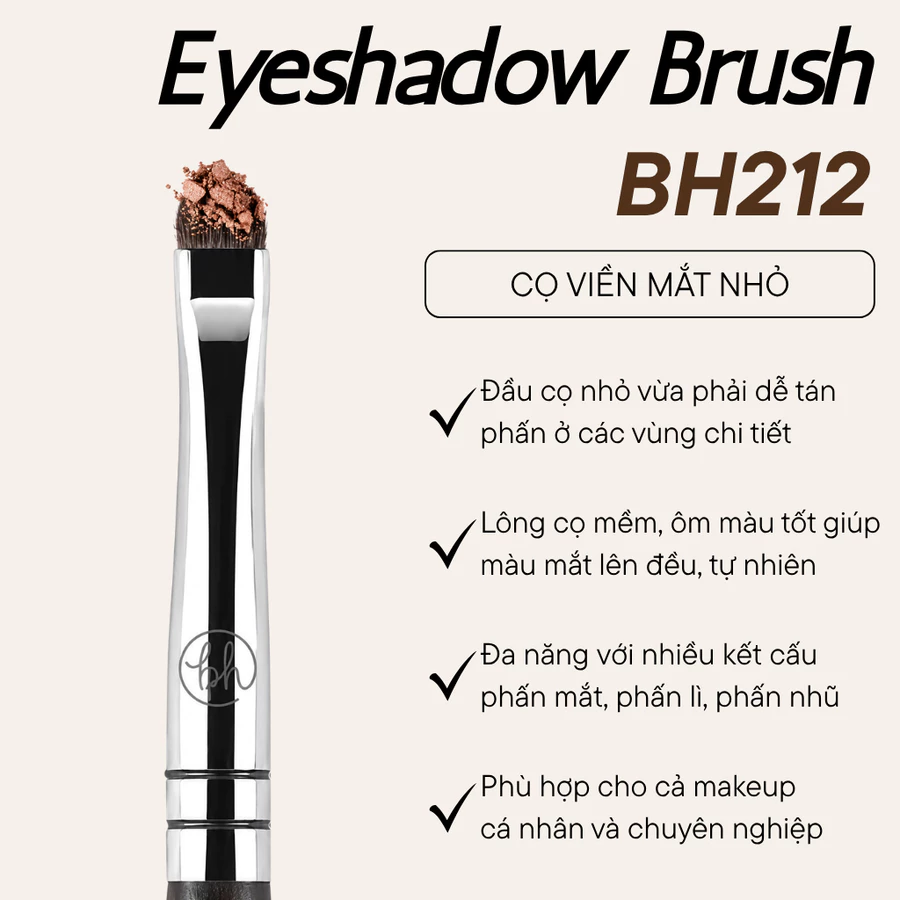 Cọ Tán Mắt BH Cosmetics Eyeshadow Brush BH212